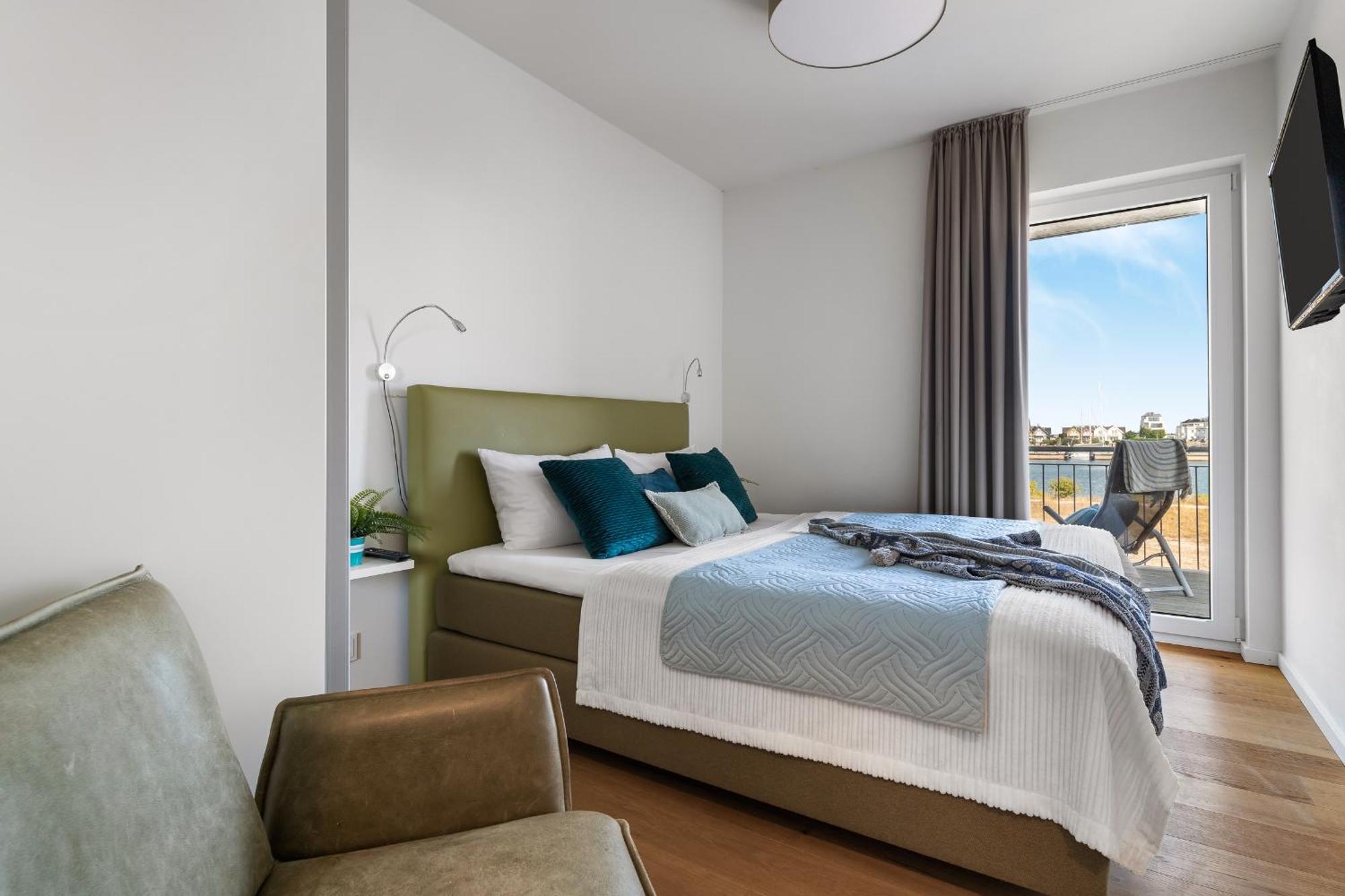 Apartamento Ocean Star- 1 Og, Balkon, Hafenblick, Kamin Olpenitz Exterior foto