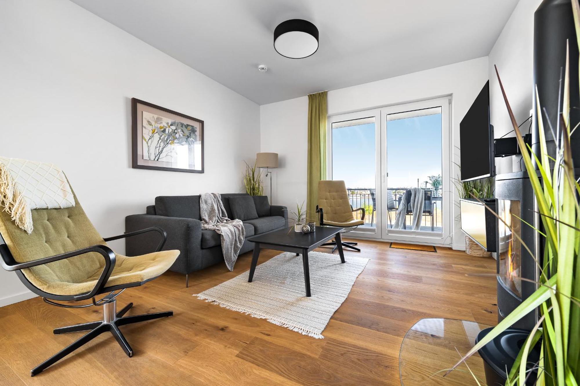 Apartamento Ocean Star- 1 Og, Balkon, Hafenblick, Kamin Olpenitz Exterior foto